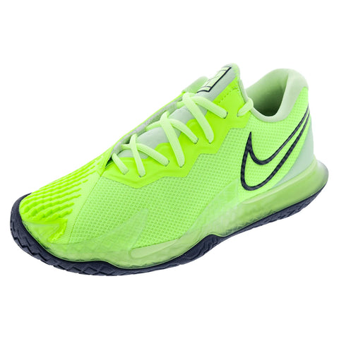 Men's Air Zoom Vapor Cage 4 Tennis Shoes Ghost Green and Blackened