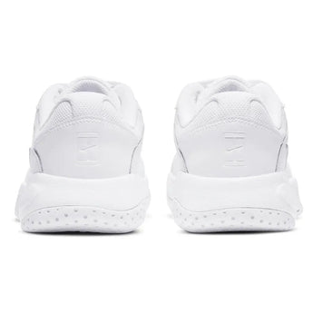 Juniors' Court Lite 2 Tennis Shoes White and Metallic Silver-Footwear-Nike-CD0440-105_4-Tennis Express