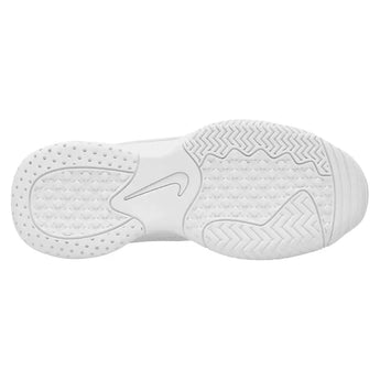 Juniors' Court Lite 2 Tennis Shoes White and Metallic Silver-Footwear-Nike-CD0440-105_5-Tennis Express
