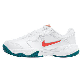 Juniors' Court Lite 2 Tennis Shoes White and Team Orange, Nike, Tennis Express, CD0440-106H26-3