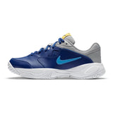 Juniors' Court Lite 2 Tennis Shoes Deep Royal Blue and Coast,Footwear,Nike,,,Tennis Express,CD0440-401F26-1