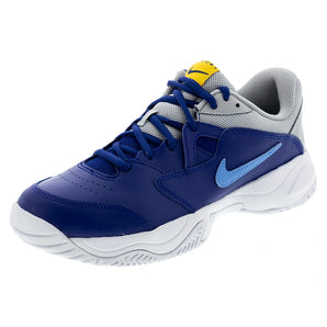 Juniors' Court Lite 2 Tennis Shoes Deep Royal Blue and Coast,Footwear,Nike,Deep Royal Blue/Coast,1Y,Tennis Express,CD0440-401F26copy