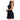 Women's Next Level Tennis Dress Black-Apparel-Lucky In Love-CD29-001B-2-Tennis Express
