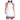 Women's Kinetic Energy Tennis Dress White and Black-Apparel-Lucky In Love-CD35-75B121S25-Tennis Express