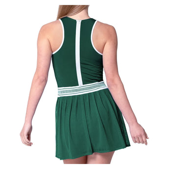 Women's Level Up Tennis Dress Team Green, Lucky In Love, Tennis Express, CD38-48E300-1