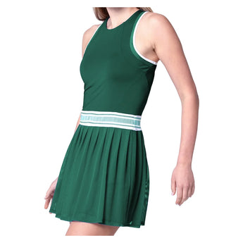 Women's Level Up Tennis Dress Team Green, Lucky In Love, Tennis Express, CD38-48E300-2