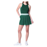 Women's Level Up Tennis Dress Team Green, Lucky In Love, Tennis Express, CD38-48E300-3