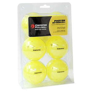 Photon Outdoor Pickleball Ball 6 Pack-Balls-Gamma-CGOP610-1-Tennis Express