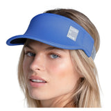 Women's Lucky Logo Stretch Tennis Visor Parisian Blue, Lucky In Love, Parisian Blue, Tennis Express, CH011-434-PARISIAN-BLUE-1