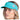 Women's Lucky Logo Stretch Tennis Visor Scuba