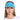 Women's Lucky Logo Stretch Tennis Visor-Apparel-Lucky In Love-CH011-B-447-2-Tennis Express