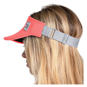 Women's Lucky Logo Stretch Visor,Apparel,Lucky In Love,,,Tennis Express,CH011-F26-807-2