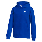 Boys' Club Pullover Training Hoodie, Nike, 493 Tm Royal/White, Tennis Express, CJ1773-H26-493-TM-ROYAL-WHITE-1