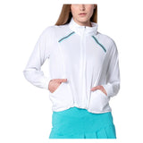 Women's Win It Tennis Jacket White-Apparel-Lucky In Love-CJ19-76C110H25-668865Tennis Express