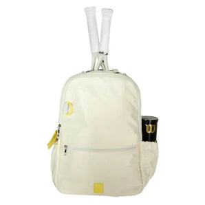 Baseliner Tennis Backpack Ivory-Bags-CourtLife-CLBL-WHT-Tennis Express