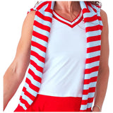 Women's Claire Tank White and Red,Apparel,Bubble,White/Red,XS,Tennis Express,CLRS-WR