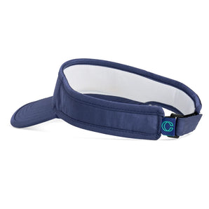 Women's Sporty Tennis Visor Navy,Apparel,Courting,,,Tennis Express,CMSS26VS-SPO-NVYB-1