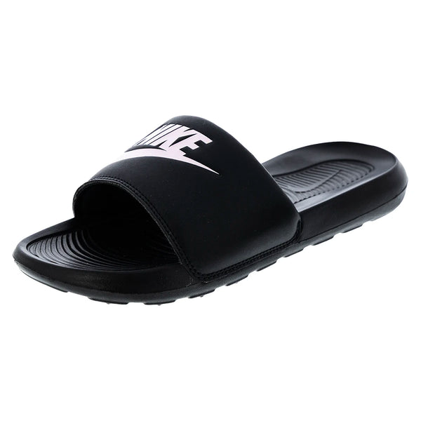 Women`s Victori One Slides Black and Lt Arctic Pink,Footwear,Nike,,,Tennis Express,CN9677-002copy
