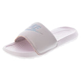 Women`s Victori One Slides Barely Rose and Metallic Silver,Footwear,Nike,Barely Rose/Metallic Silver,5,Tennis Express,CN9677-600copy_a0074a13-46b2-454a-8016-bb69634b0a39