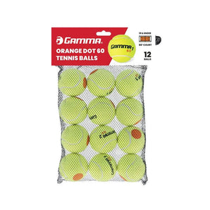 60 Orange Dot Tournament Ball 12pk-Balls-Gamma-COD6010-Tennis Express