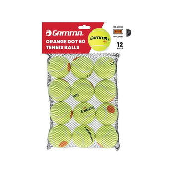 60 Orange Dot Tournament Ball 12pk-Balls-Gamma-COD6010-Tennis Express