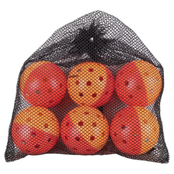 Outdoor Pickleball Training Balls Bag of 6 Red and Orange-Balls-Gamma-COPTT6-10-_1_-1-Tennis Express
