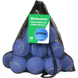 Pressureless Tennis Balls 18pk-Balls-Gamma-CPLTB-18PK-Blue-Tennis Express