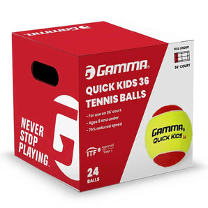 Quick Kids 36 Tennis Balls 24pk-Balls-Gamma-CQK3611-Tennis Express