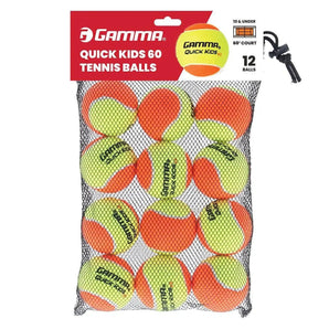 Quick Kids 60 Tennis Balls 12pk-Balls-Gamma-CQK6010-Tennis Express