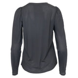 Women's Crew Long Sleeve Tennis Top, Bubble, Tennis Express, CREW-NF7-B-2