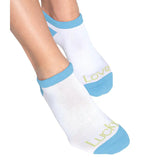 Women's Lavish Lanes Low Cut Tennis Socks Brusette,Socks,Lucky In Love,Brusette,One Size,Tennis Express,CS07-459-1