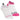 Women's P.S. I Love You Low Cut Tennis Socks White and Midnight-Socks-Lucky In Love-CS07-656F25-Tennis Express