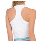 Women's V-Neck Tennis Tank with Bra,Apparel,Lucky In Love,,,Tennis Express,CT60-B-W2