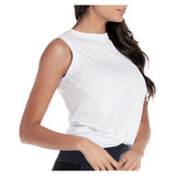 Women's Twist Front Tennis Tank,Apparel,Lucky In Love,,,Tennis Express,CT701-B-white1