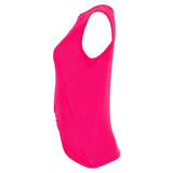 Women's Twist Front Tennis Tank-Apparel-Lucky In Love-CT701-BS21-1-Tennis Express