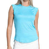 Women's Bring It On Rib Tennis Tank-Apparel-Lucky In Love-CT904-413-Tennis Express