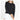 Women's LUV Hype Long Sleeve Tennis Top-Apparel-Lucky In Love-CT910-B-Black-Tennis Express