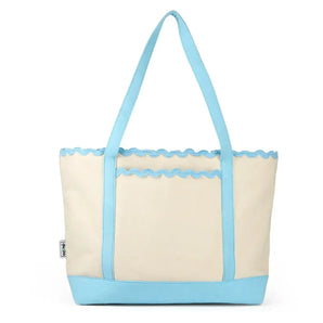 Court to Coast Pickleball Tote Light Blue-Bags-Ame and Lulu-CTC174-1-Tennis Express