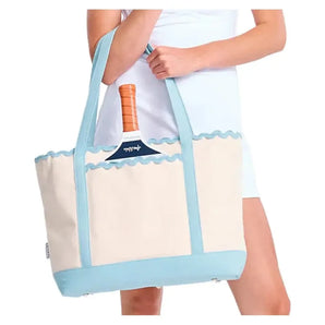 Court to Coast Pickleball Tote Light Blue-Bags-Ame and Lulu-CTC174-2-Tennis Express