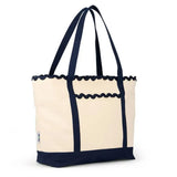 Women's Court To Coast Pickleball Tote Navy-Bags-Ame and Lulu-CTCPT-S25-1-Tennis Express