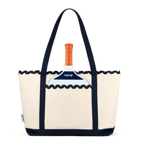 Women's Court To Coast Pickleball Tote Navy-Bags-Ame and Lulu-CTCPT-S25-Tennis Express