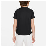 Boys' Court Dri-FIT Victory Short Sleeve Tennis Top-Apparel-Nike-CV7565-010-2-Tennis Express