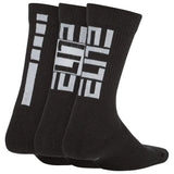 Juniors' Elite Crew Socks 3 Pairs-Socks-Nike-CW6063-010_4-Tennis Express