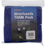 Team Pack Tennis Wristbands 6 Pair-Accessories-Tourna-CWB03copy-Tennis Express