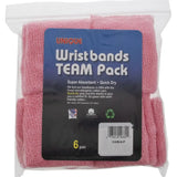 Team Pack Tennis Wristbands 6 Pair-Accessories-Tourna-CWB07copy-Tennis Express