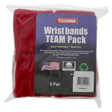 Team Pack Tennis Wristbands 6 Pair-Accessories-Tourna-CWB08copy-Tennis Express