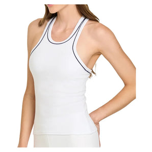 Women's Racerback Tennis Tank White,Apparel,Courting,,,Tennis Express,CWSS26TK-WHTB-1