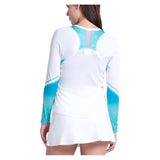 Women's Sun Beat Long Sleeve Tennis Top White,Apparel,Lucky In Love,,,Tennis Express,CX003-14F110-3