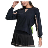 Women's Be Tulle Tennis Throw Over-Apparel-Lucky In Love-CX011-B-Blacke-Tennis Express