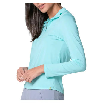 Women's Free Play Zip Long Sleeve Tennis Top Capri-Apparel-Lucky In Love-CX034-436F25-6-Tennis Express